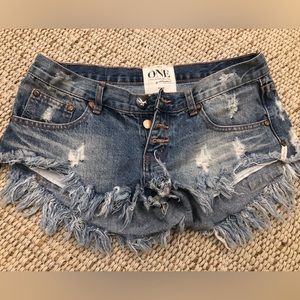 One teaspoon Jean shorts